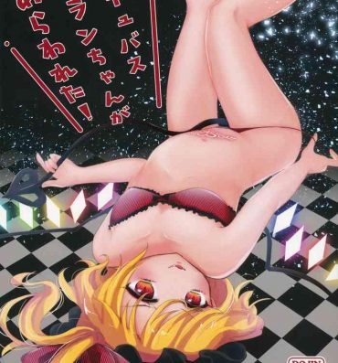 Stockings Succubus Flan-chan ga Arawareta!- Touhou project hentai Cowgirl