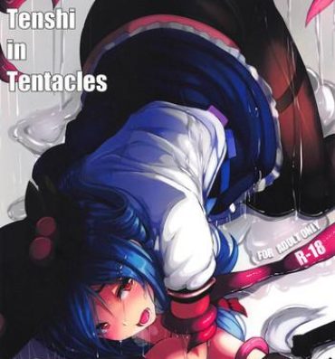 Solo Female Tenshi in Tentacles- Touhou project hentai Female College Student