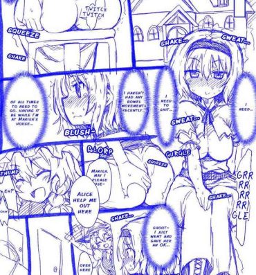 Romantic Alice and Marisa's Smelly Kiss- Touhou project hentai Ssbbw