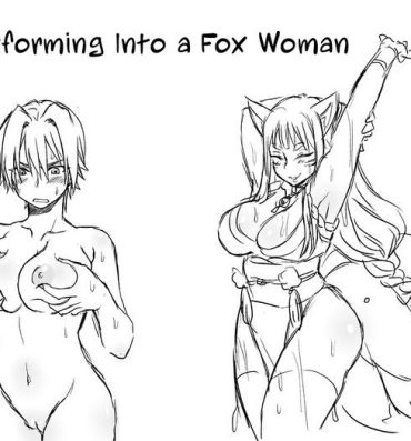 Nut Transforming Into A Fox Girl | Kitsune Nyotaika Mono- Original hentai Branquinha